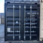 先行予約受付中♪20Fコンテナ ★新品★ ブラック色 （ISOコンテナ規格海上コンテナ） 2