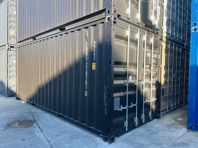 先行予約受付中♪20Fコンテナ ★新品★ ブラック色 （ISOコンテナ規格海上コンテナ） 3