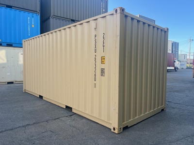 先行予約受付中♪20Fコンテナ ★新品★ ベージュ色 （ISOコンテナ規格海上コンテナ） 3