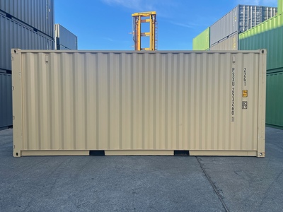 先行予約受付中♪20Fコンテナ ★新品★ ベージュ色 （ISOコンテナ規格海上コンテナ） 4