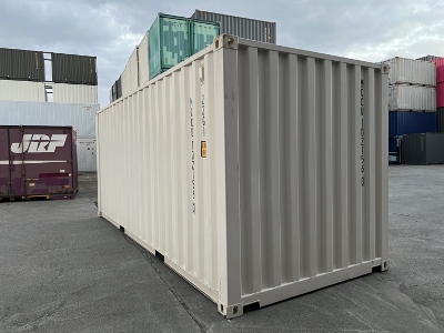 先行予約受付中♪20Fコンテナ ★新品★ クリーム色 （ISOコンテナ規格海上コンテナ） 2