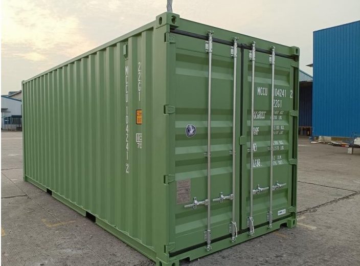 先行予約受付中♪20Fコンテナ ★新品★ レシーダグリーン色 （ISOコンテナ規格海上コンテナ） 1